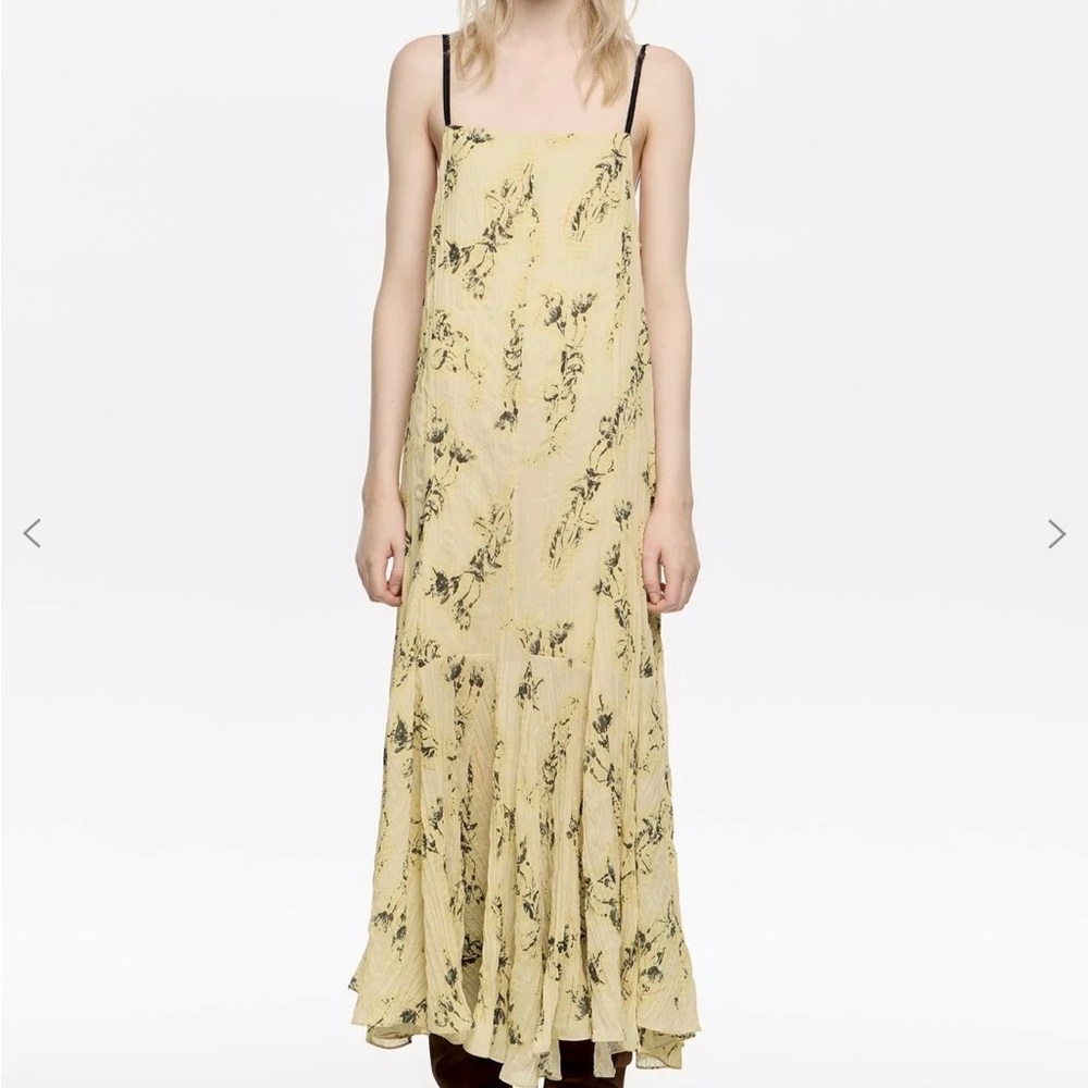 BIMBA Y Lola Yellow Maxi Dress